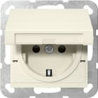 GIRA - GGI475401 SCHUKO CC + SP MRV SYSTEM 55 BNC CREMA