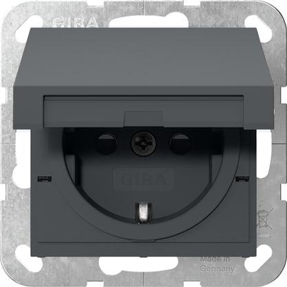 GIRA - GIR475428 SCHUKO CC + SP MRV