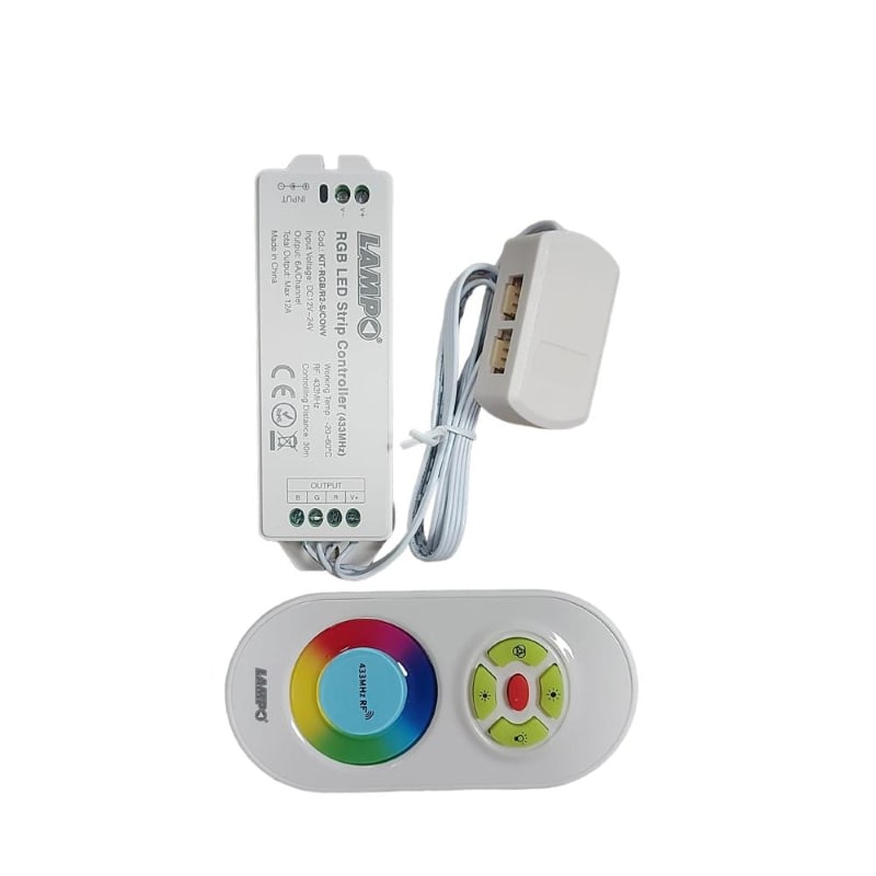 LAMPO LIGHTING TECHN - LMOKITRGBR2 KIT RADIOFREQUENZA TOUCH S/CONV 12/24V