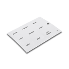 CEMBRE SPA - CEM47797 TARGH.MG-TAP BIANCO 17,5X27 CAVI/COMPONE