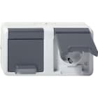 GIRA - GIR478130 PRESA SCHUKO DOP. ORIZ. CC