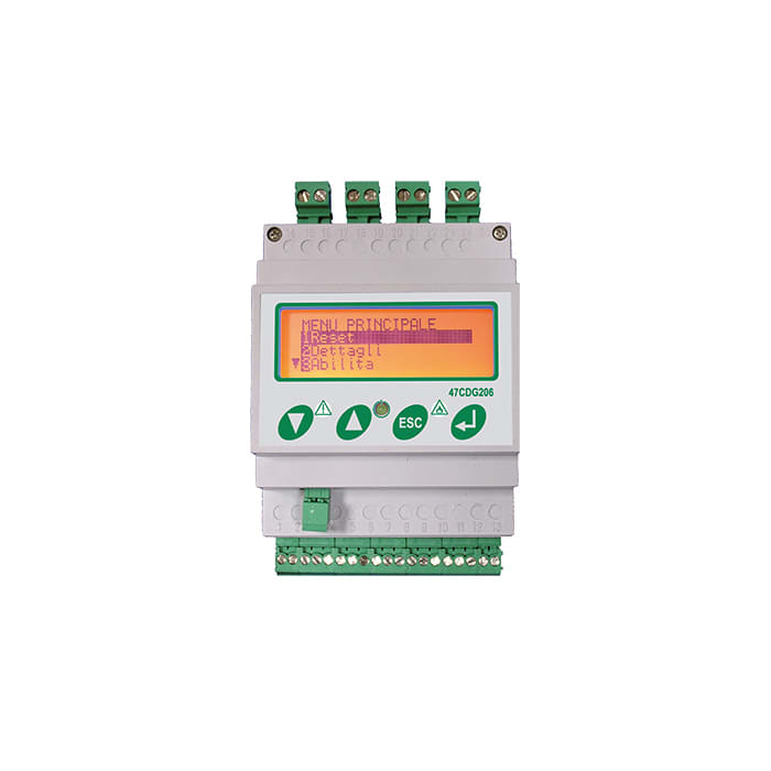 COMELIT GROUP SPA - COE47CDG206 CENTRALE GAS SU GUIDA DIN 2 - 6 SENSORI