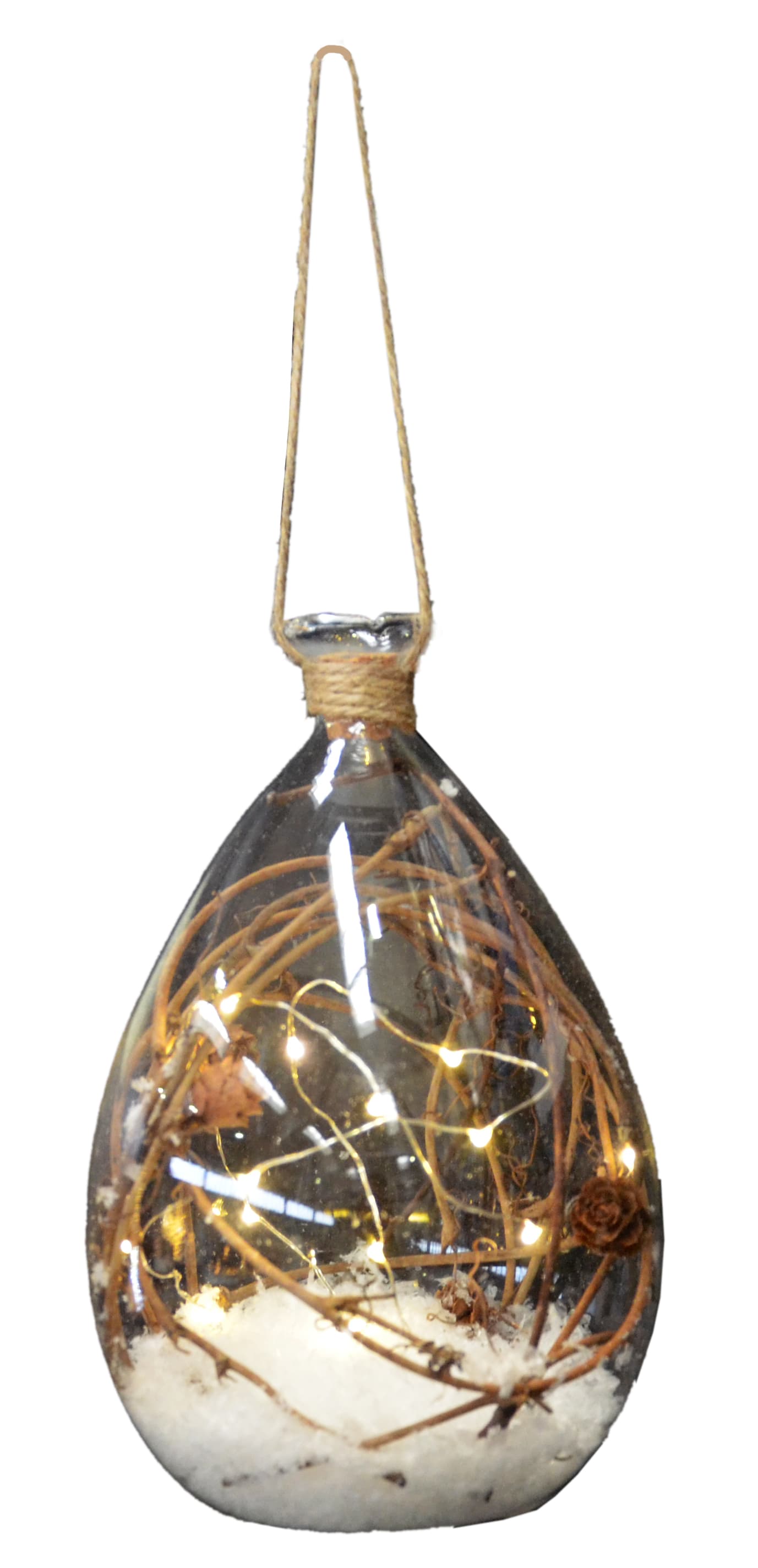 GIOCOPLAST NATALE SP - GCP48018054 AMP GOC DEC NEV+PIGN 19CM15GOC LED B.CA