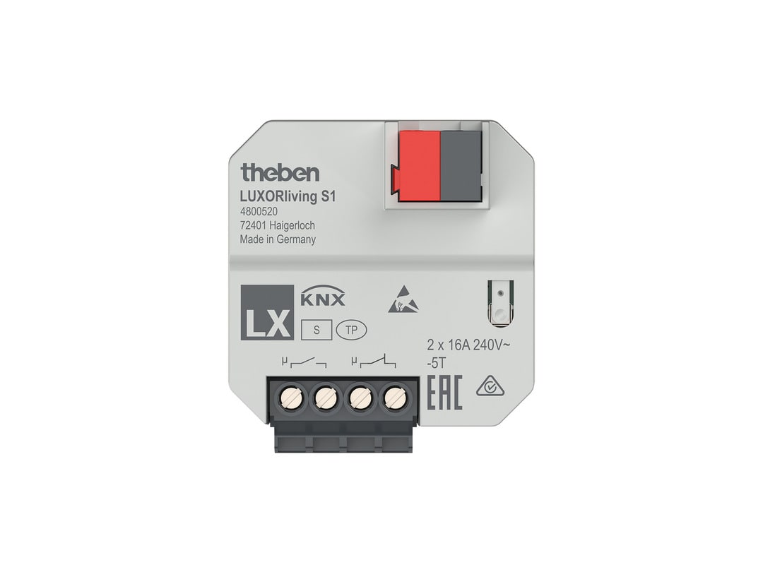 THEBEN SRL - THE4800520 LUXORLIVING S1 KNX ATTUATORE COMM. 1 CAN