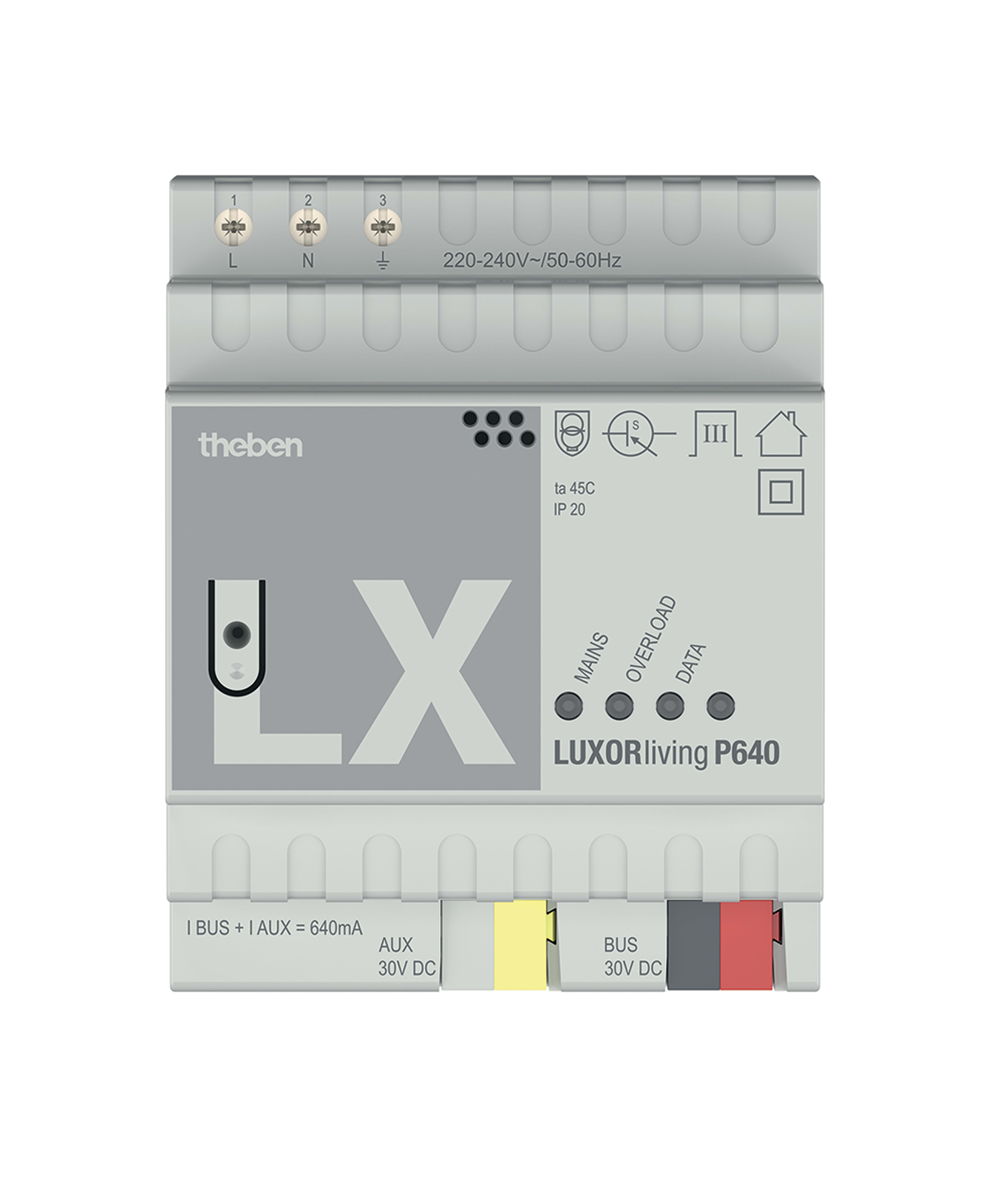 THEBEN SRL - THE4800990 LUXORLIVING P640 KNX ALIMENTATORE 640MA