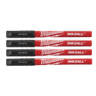 MILWAUKEE - AEG - COP48223164 PENNARELLI PUNTA EXTRA FINE NERO 4PZ