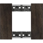 BTICINO - BTIKA4802LG L.NOW- PLACCA 2P NOCE