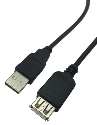 MELCHIONI SPA - MEM486611160 CAVO USB 2.0 M-AF CCA MT. NERO BK MKC 31