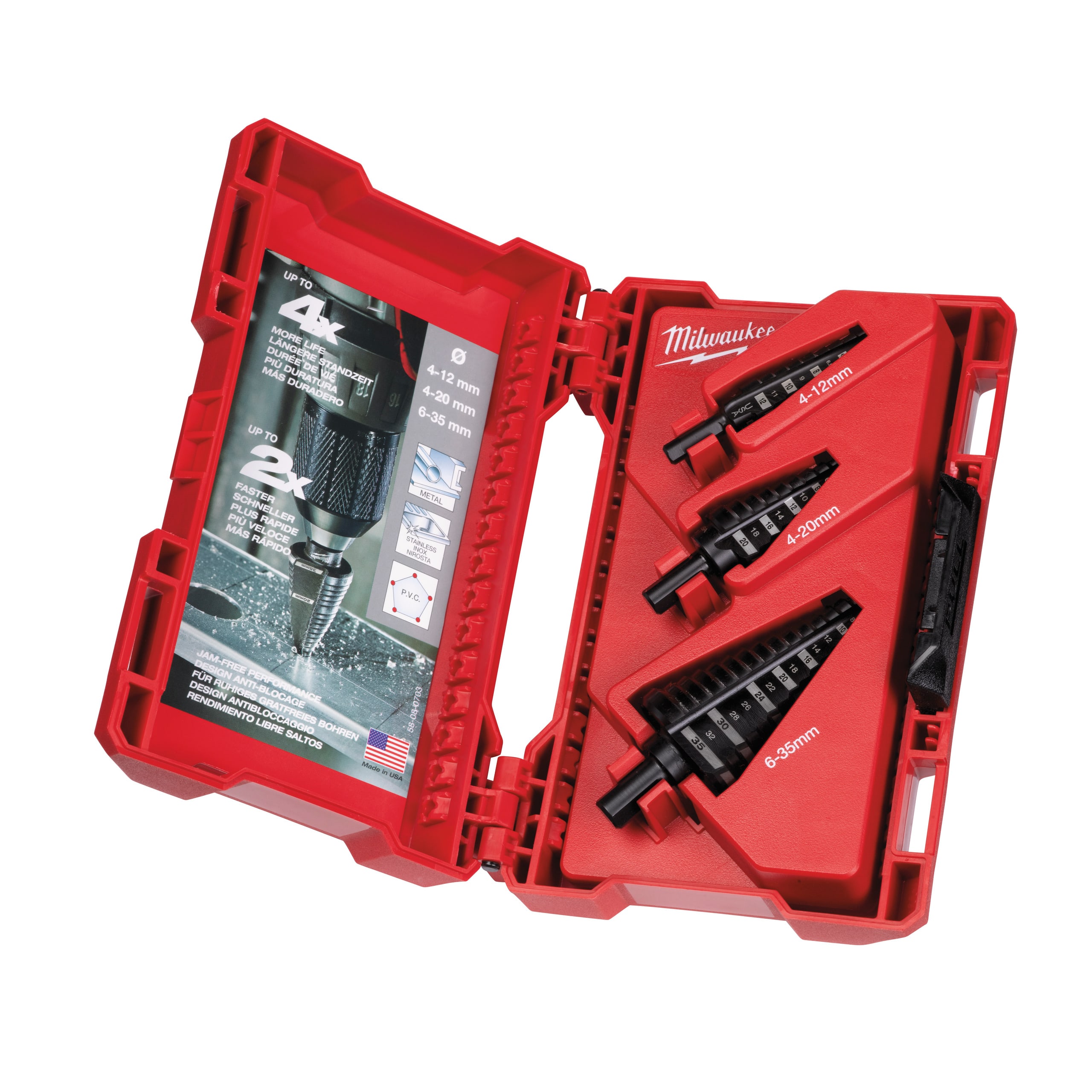 MILWAUKEE - AEG - COP48899399 SET FRESE A GRADINO