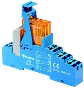 FINDER SPA - FIN48P581100060SPA INTERFACCIA MOD.A RELE 2 CONTATTI PUSH-