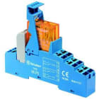 FINDER SPA - FIN48P580120060SPA INTERFACCIA MOD.A RELE 2 CONTATTI PUSH-