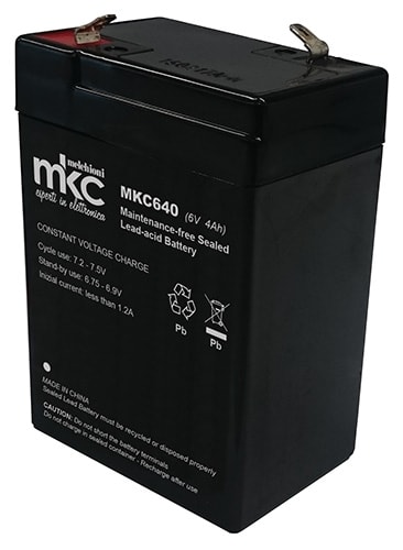 MELCHIONI SPA - MEM491460216 BATT PIOMBO RIC.6V 4AH TERM. 4.8MM MKC