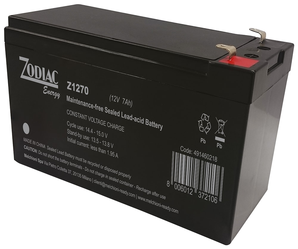 MELCHIONI SPA - MEM491460218 BATTERIA AL PIOMBO RICARICABILE 12V 7AH