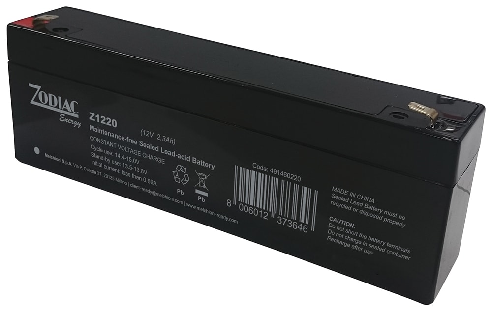 MELCHIONI SPA - MEM491460220 ACCUMULATORE ZODIAC ENERGY Z1220 12V2A T
