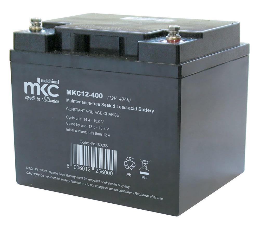 MELCHIONI SPA - MEM491460265 BATT PIOMBO RIC.12V 40AH TERMINALE T6 MK