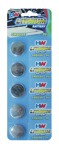 MELCHIONI SPA - MEM491460713 BATTERIE A BOTTONE LITIO CR2025-3V HI-WA