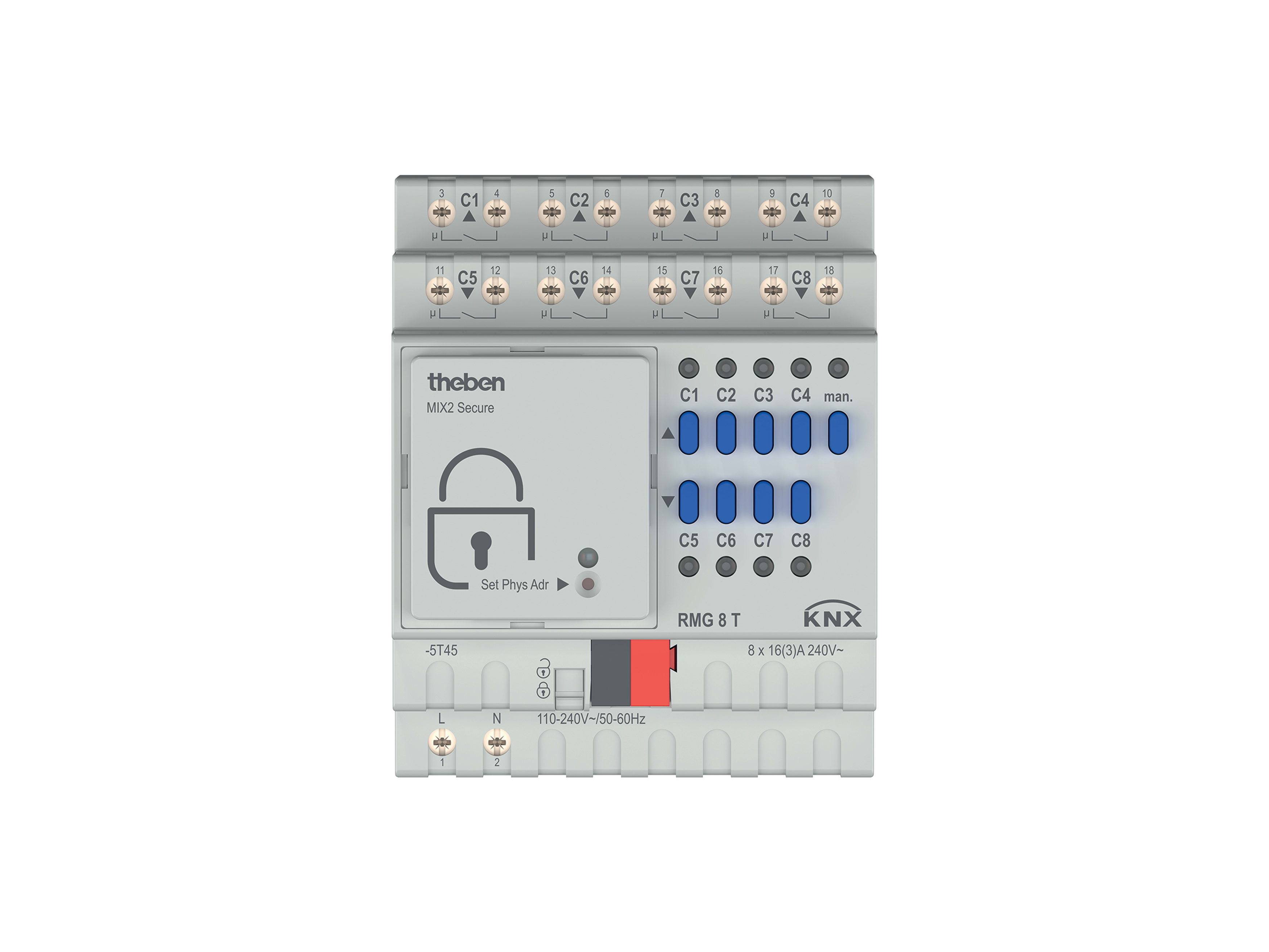 THEBEN SRL - THE4930200 RMG 8T KNX ATTUATORE MOTO/ON-OFF BASE 8C