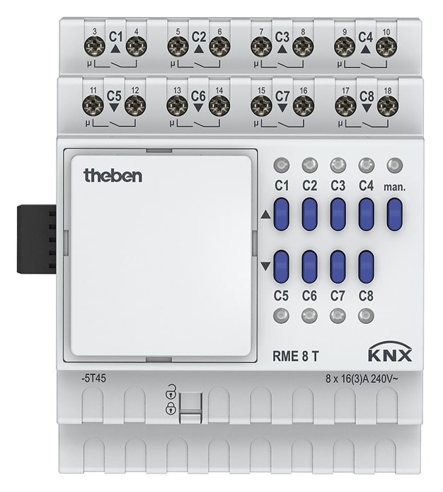 THEBEN SRL - THE4930205 RME 8T KNX ATTUATORE MOTO/ON-OFF ESP 8CA