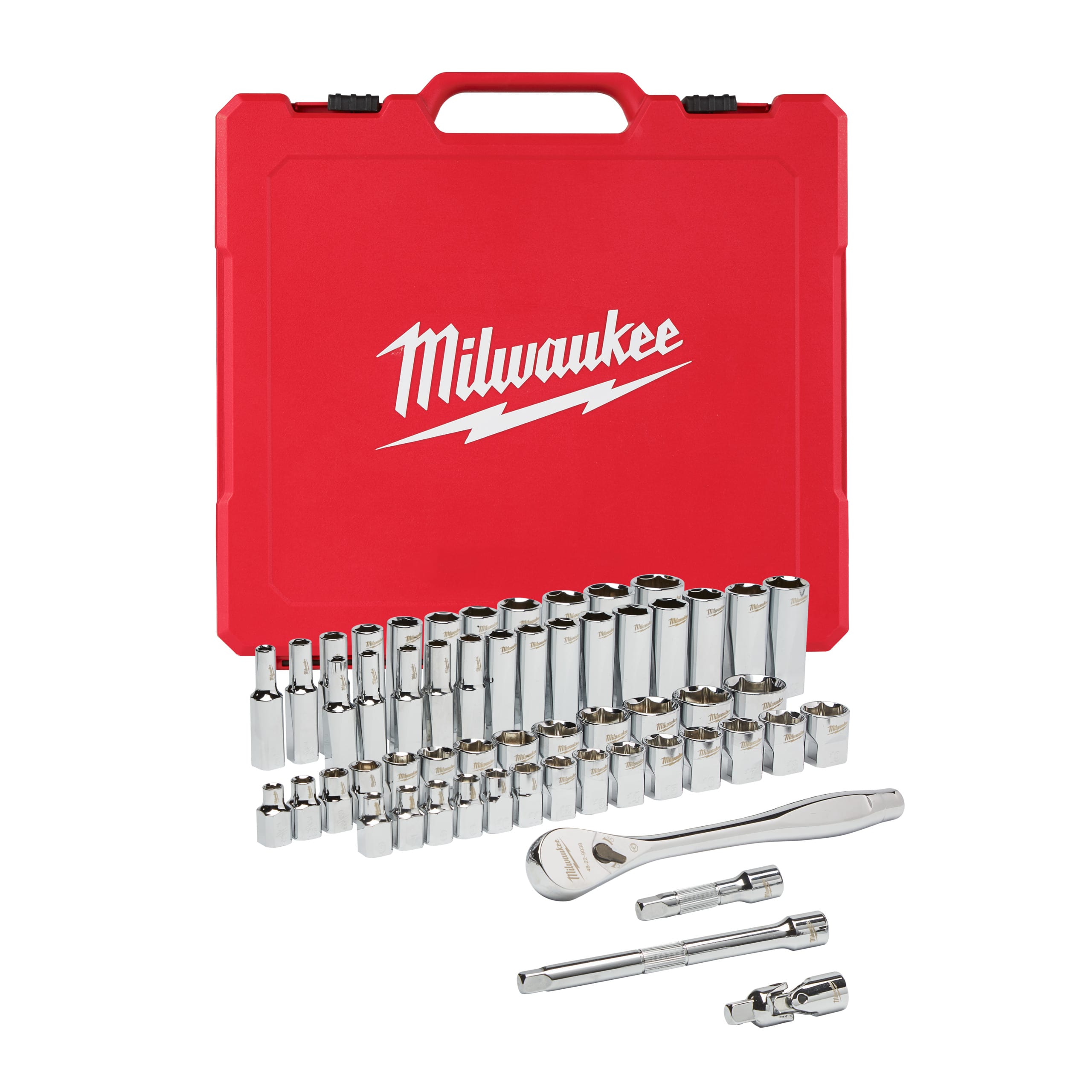 MILWAUKEE - AEG - COP4932464946 SET 56PZ CRICC 3/8 - METRIC / IMPERIAL