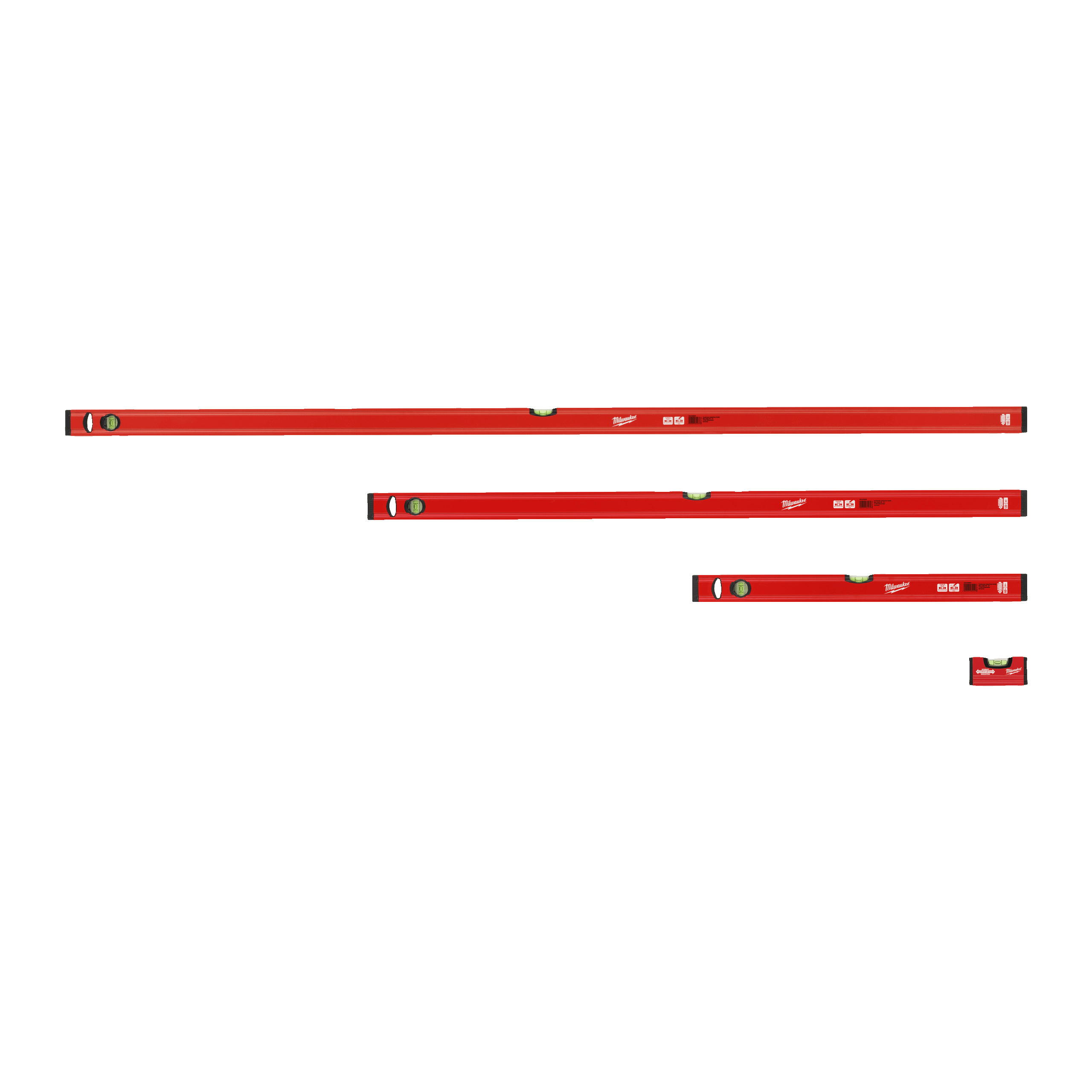 MILWAUKEE - AEG - COP4932478898 SET 4 LIVELLE SERIE SLIM