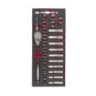 MILWAUKEE - AEG - COP4932479826 SET CRICC E BUSSOLE 1/2 MODULO MORBIDO