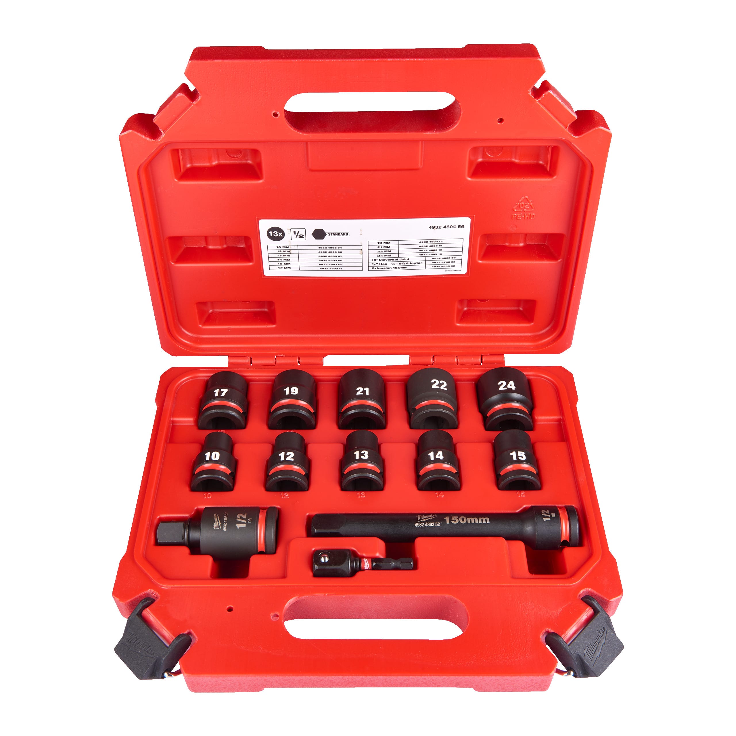 MILWAUKEE - AEG - COP4932480456 SET BUSSOLE A MACCHINA 12 11PZ - CORTE