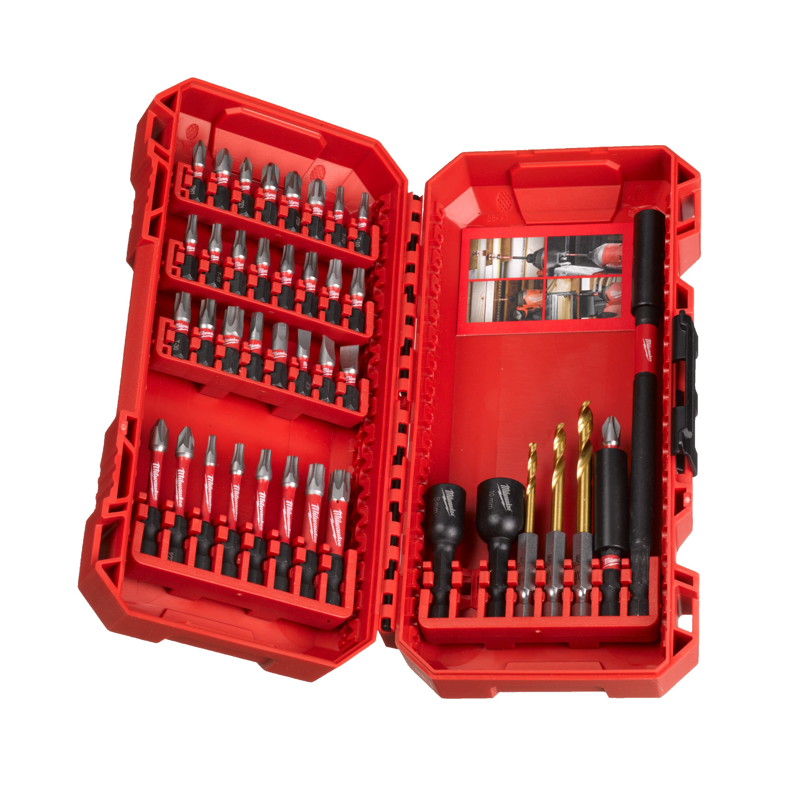 MILWAUKEE - AEG - COP4932492004 SET 40PZ AVV./FORAT. SHOCKWAVE