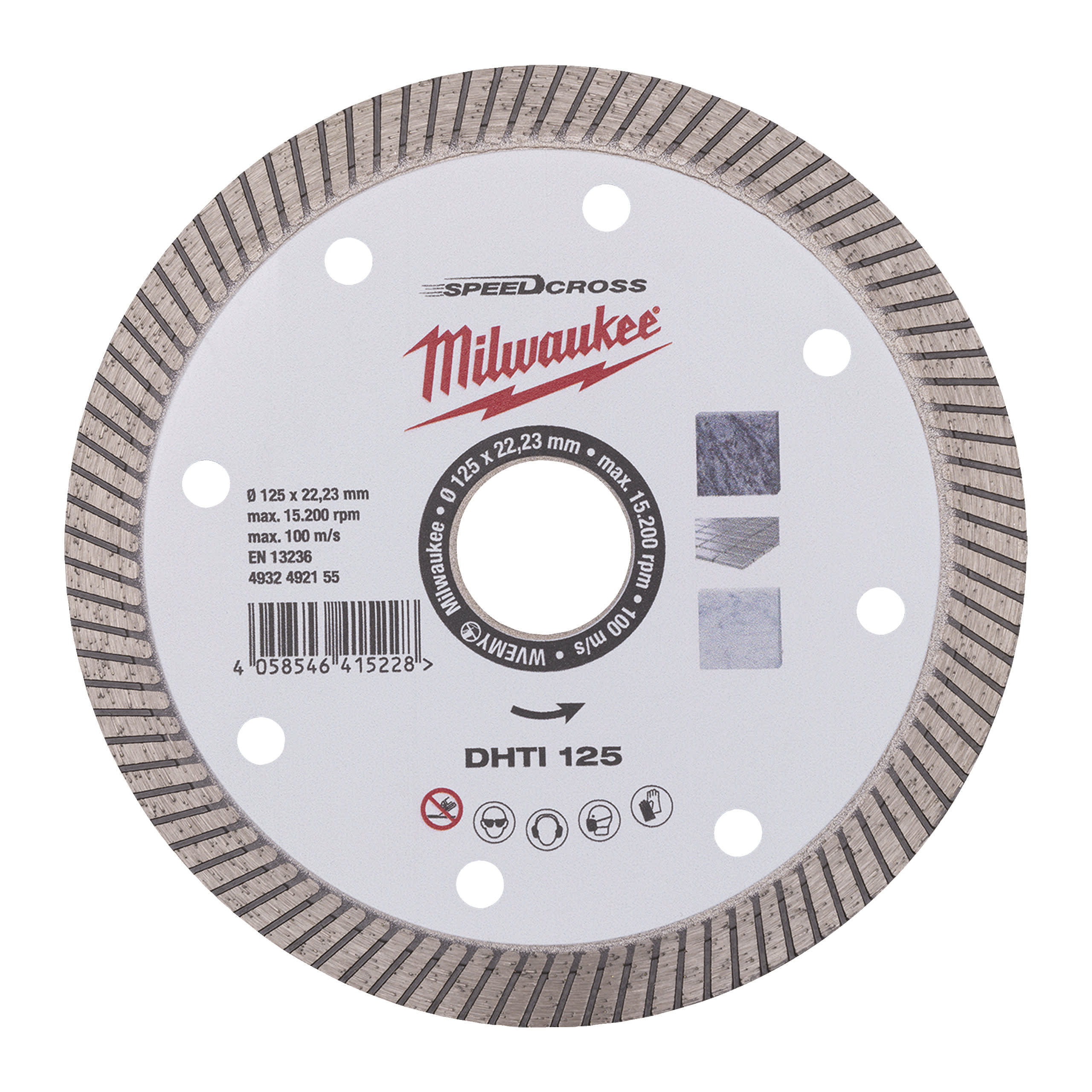 MILWAUKEE - AEG - COP4932492155 DISCO DIAM SPEEDCROSS DHTI 125MM