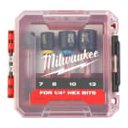 MILWAUKEE - AEG - COP4932492445 SET BUSSOLE HEX ATTACCO 1/4 4PZ
