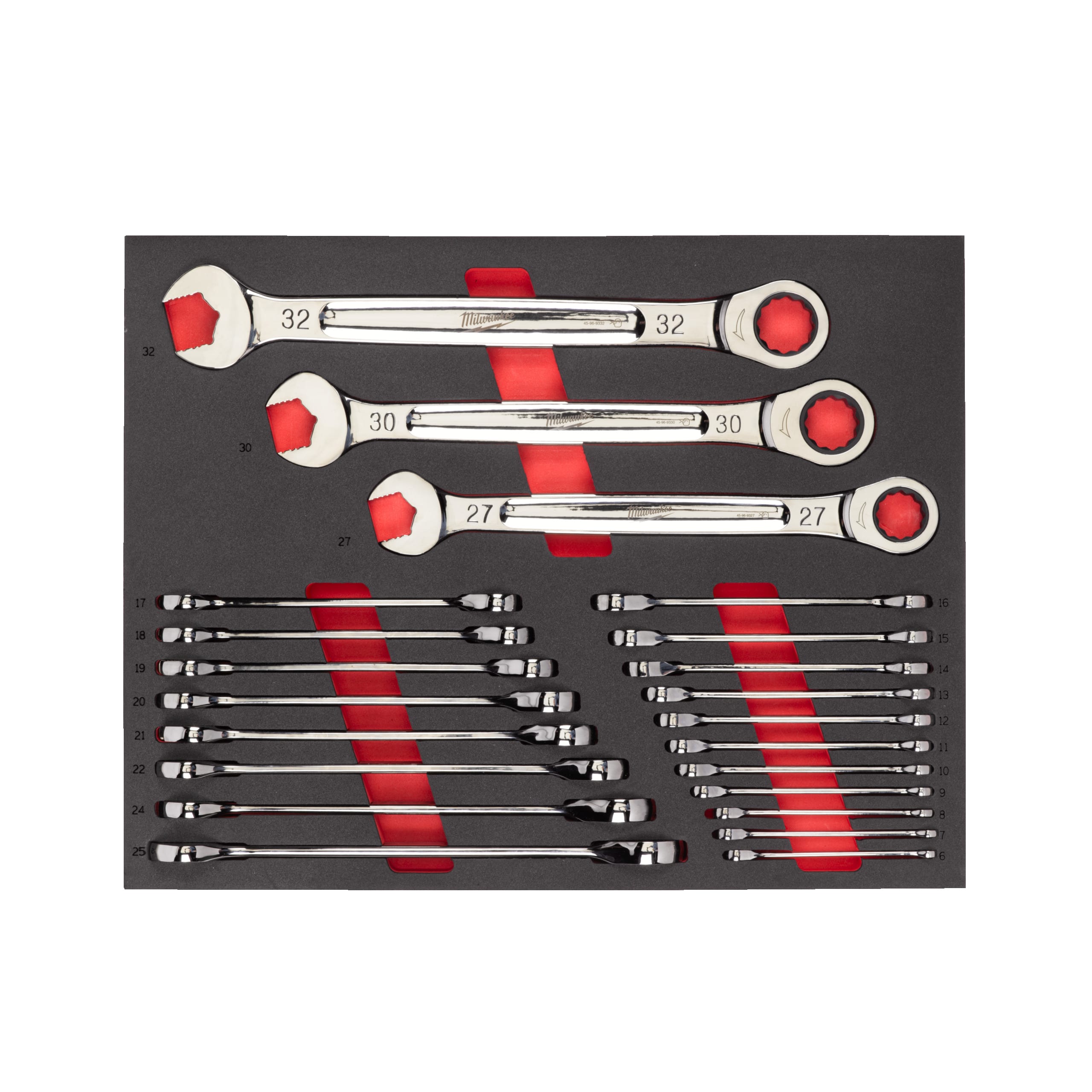 MILWAUKEE - AEG - COP4932493248 SET CHIAVI COMB CRICCH COMPL MOD MORBIDO