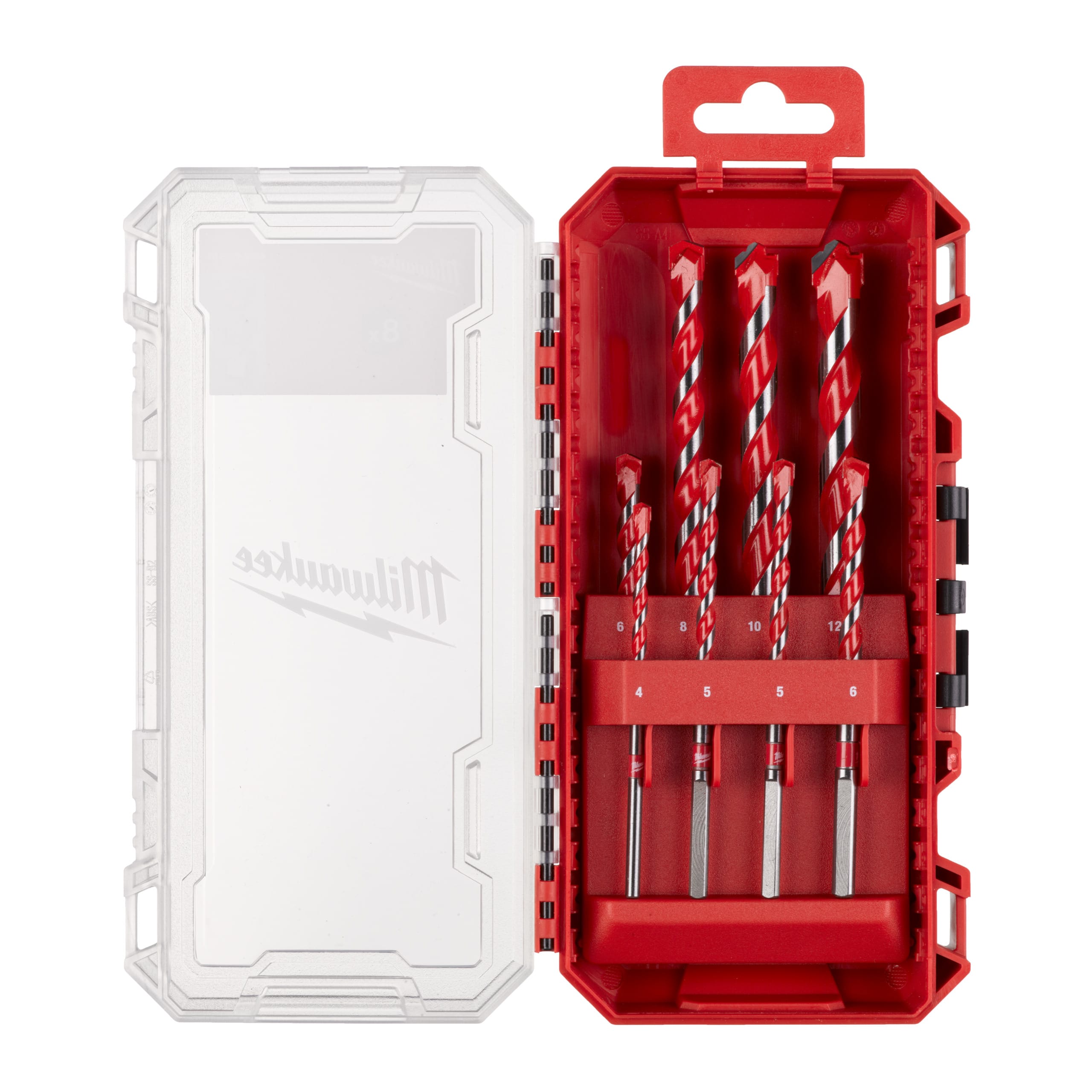 MILWAUKEE - AEG - COP4932493881 SET 1 PUNTE CALCESTRUZZO PREMIUM 8PZ