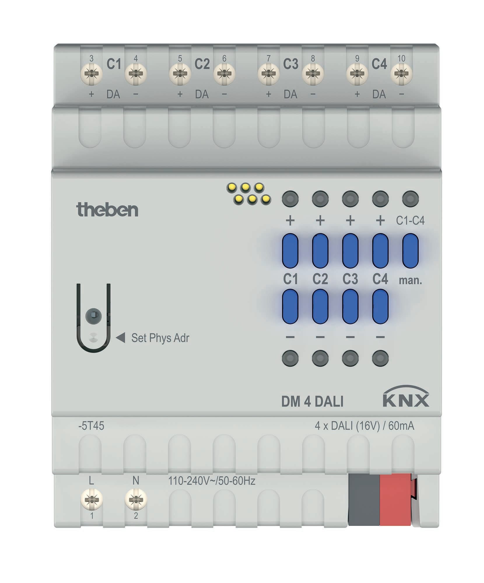 THEBEN SRL - THE4940300 DM 4 DALI KNX ATTUATORE DALI 4CAN