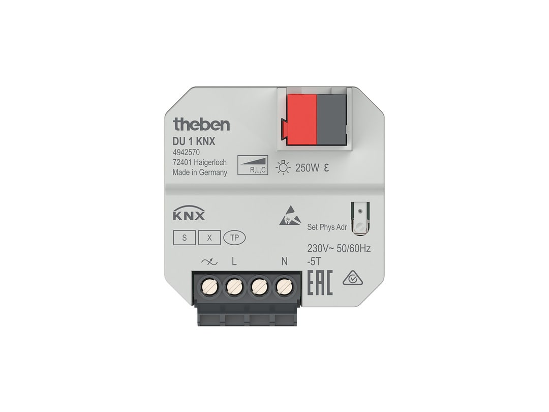 THEBEN SRL - THE4942570 DU 1 KNX ATTUATORE DIMMER 1 CAN INCASSO