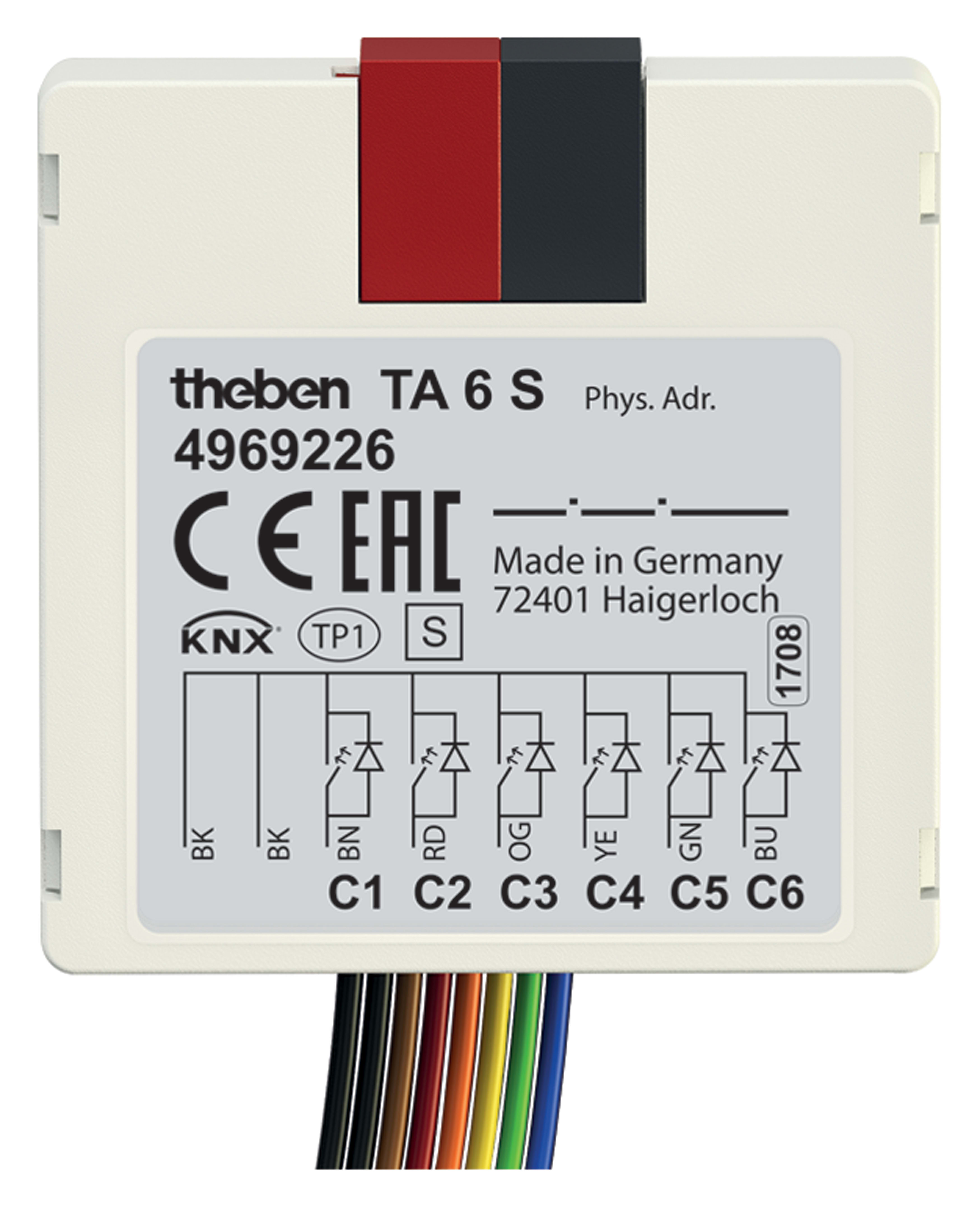 THEBEN SRL - THE4969226 TA 6 S KNX INGR BINARIO RETROFRUTTO 6CAN