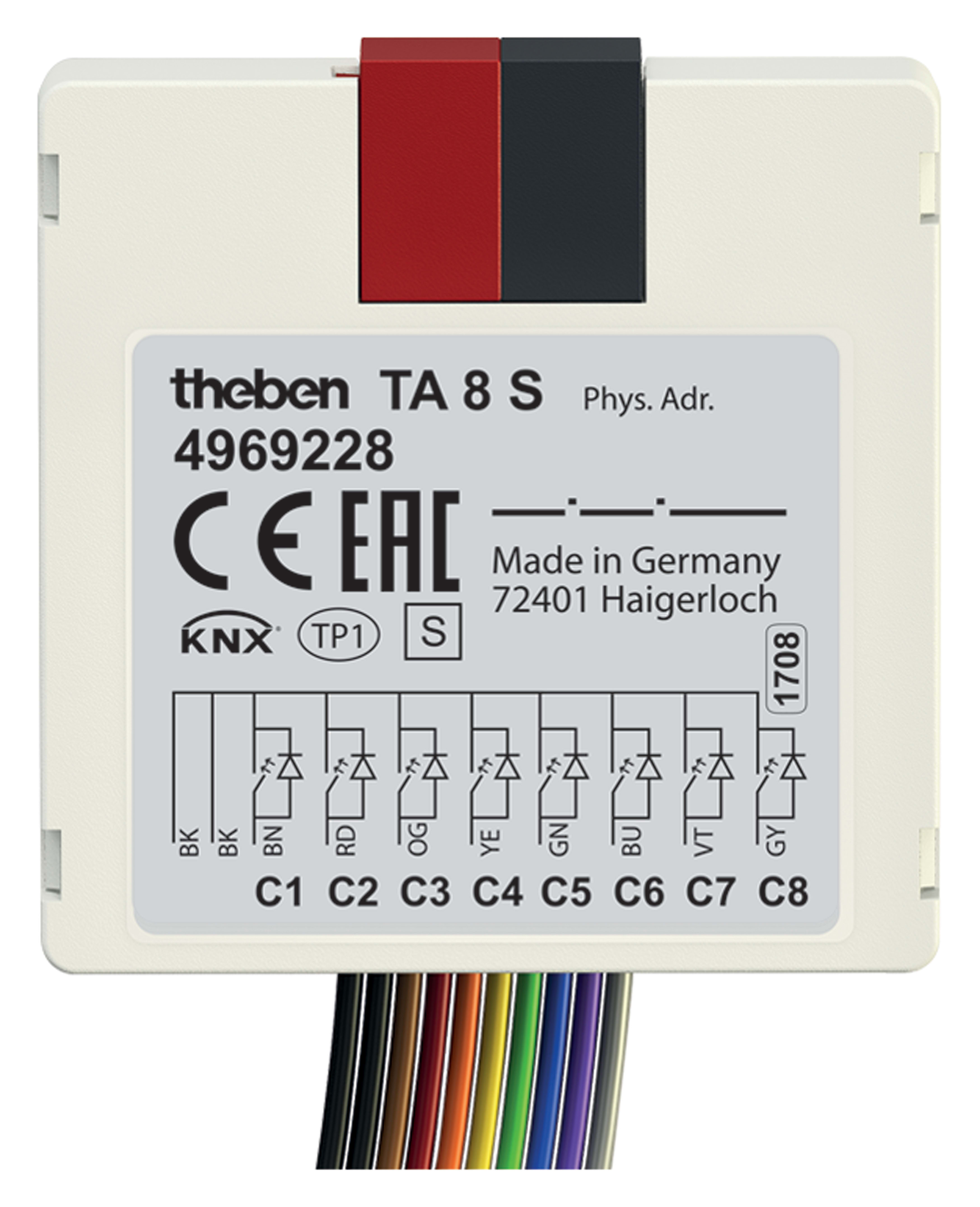 THEBEN SRL - THE4969228 TA 8 S KNX INGR BINARIO RETROFRUTTO 8CAN