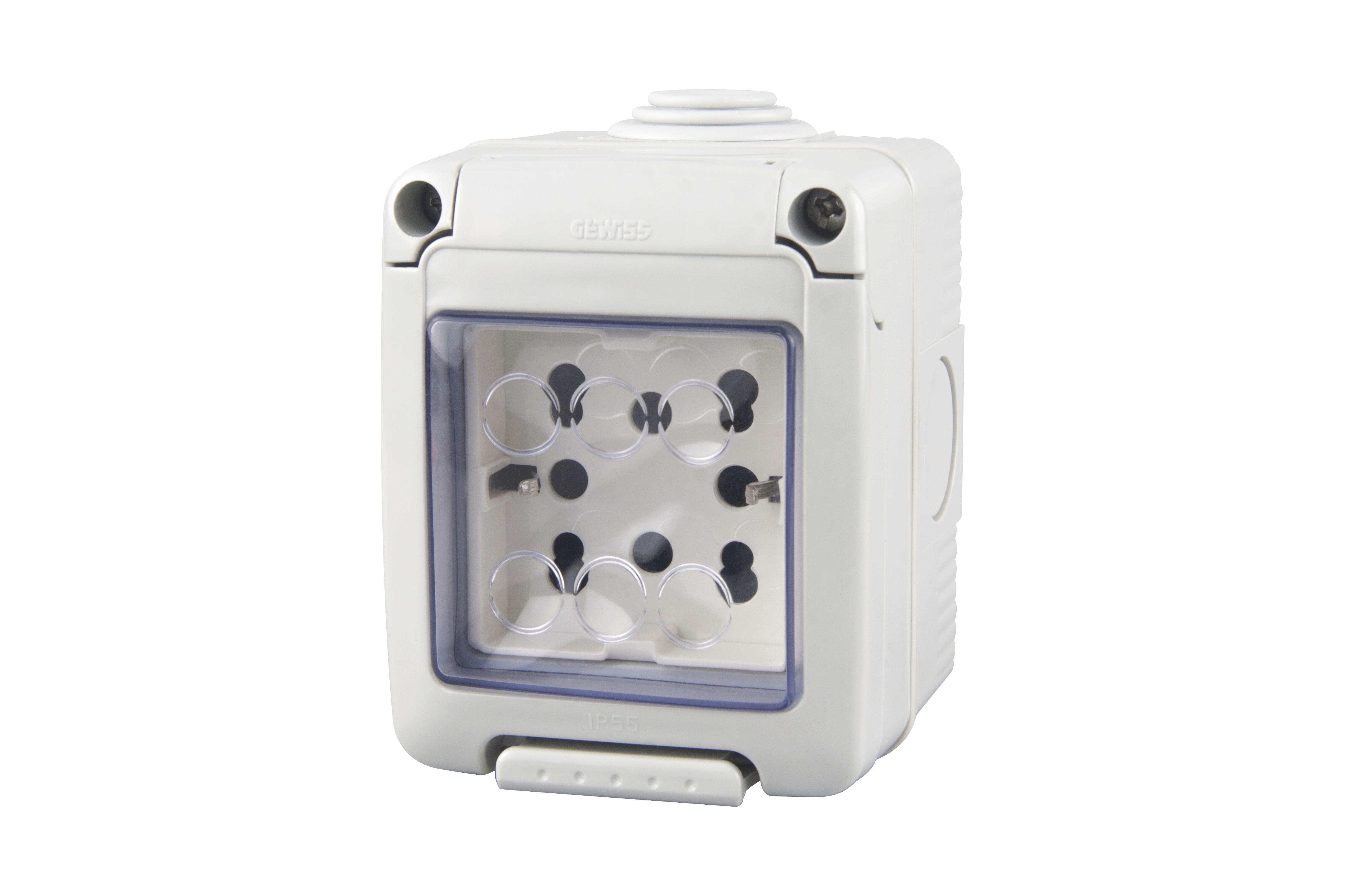 4 BOX SRL - 4BX4B.IP55.H21 CONTEN.IP55 2 MODULI CON SIDE