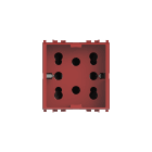4 BOX SRL - 4BX4B.V14R.H21 SIDE VIMAR PLANA ROSSA