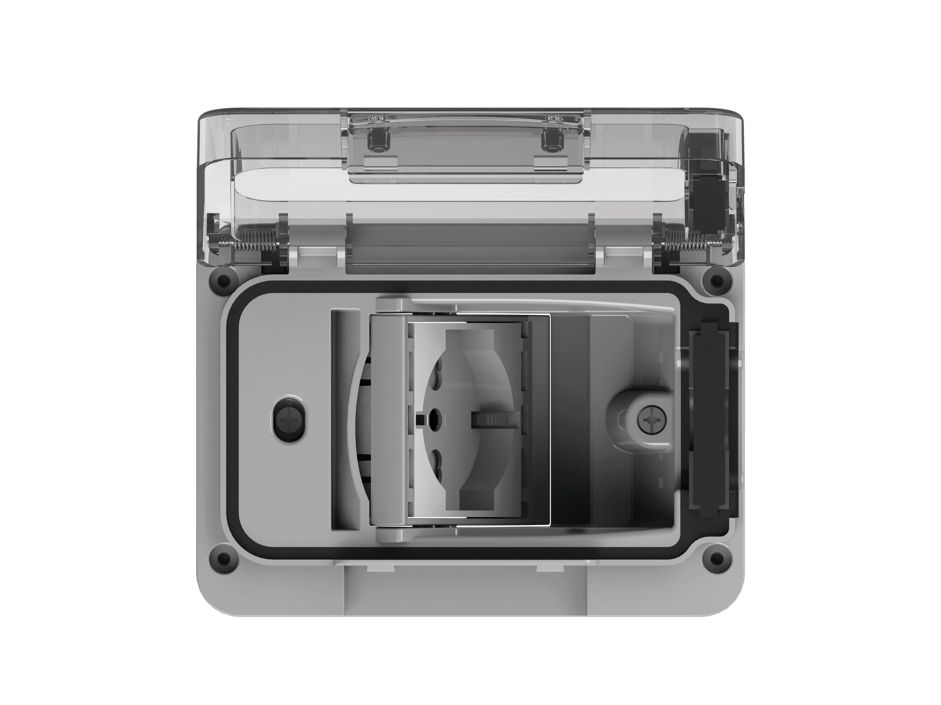 4 BOX SRL - 4BX4B.W.RAL.015 WIDE IP55 SCHUKO BIVALENTE RAL7035