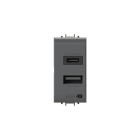 4 BOX SRL - 4BX4B.G12.USB.30 USB 3.0 GEWISS CHORUS NERA