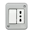 4 BOX SRL - 4BX4B.IP40.BT.CU CONTEN.IP40 2 MOD. BITAPPO E UNIKO