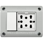 4 BOX SRL - 4BX4B.IP40.H21.CU CONTEN.IP40 3 MOD.CON SIDE E UNIKO