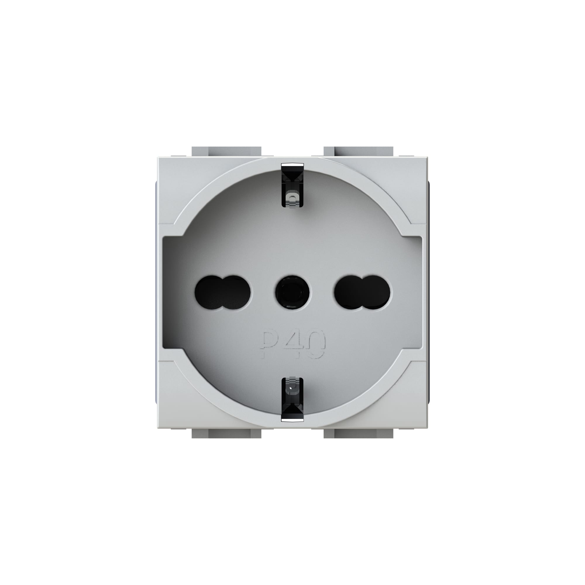 4 BOX SRL - 4BX4B.N.P40 P40 PRESA2P+T BT LIVINGLIGHT BIANCA