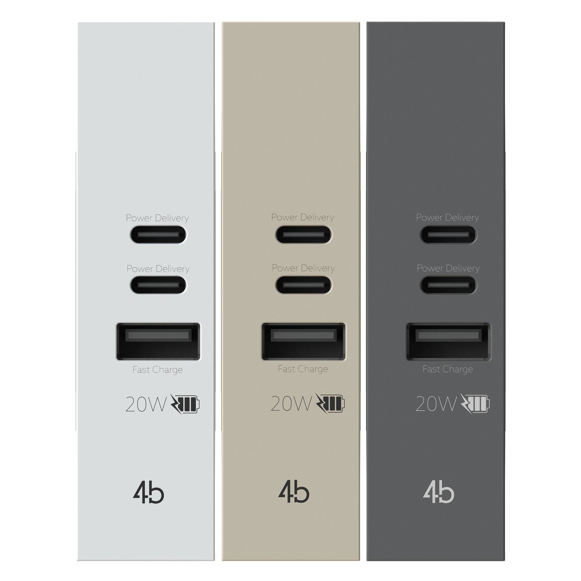 4 BOX SRL - 4BX4BUSB20WCCA.K USB CCA PD 20W BTICINO LIVINGNOW