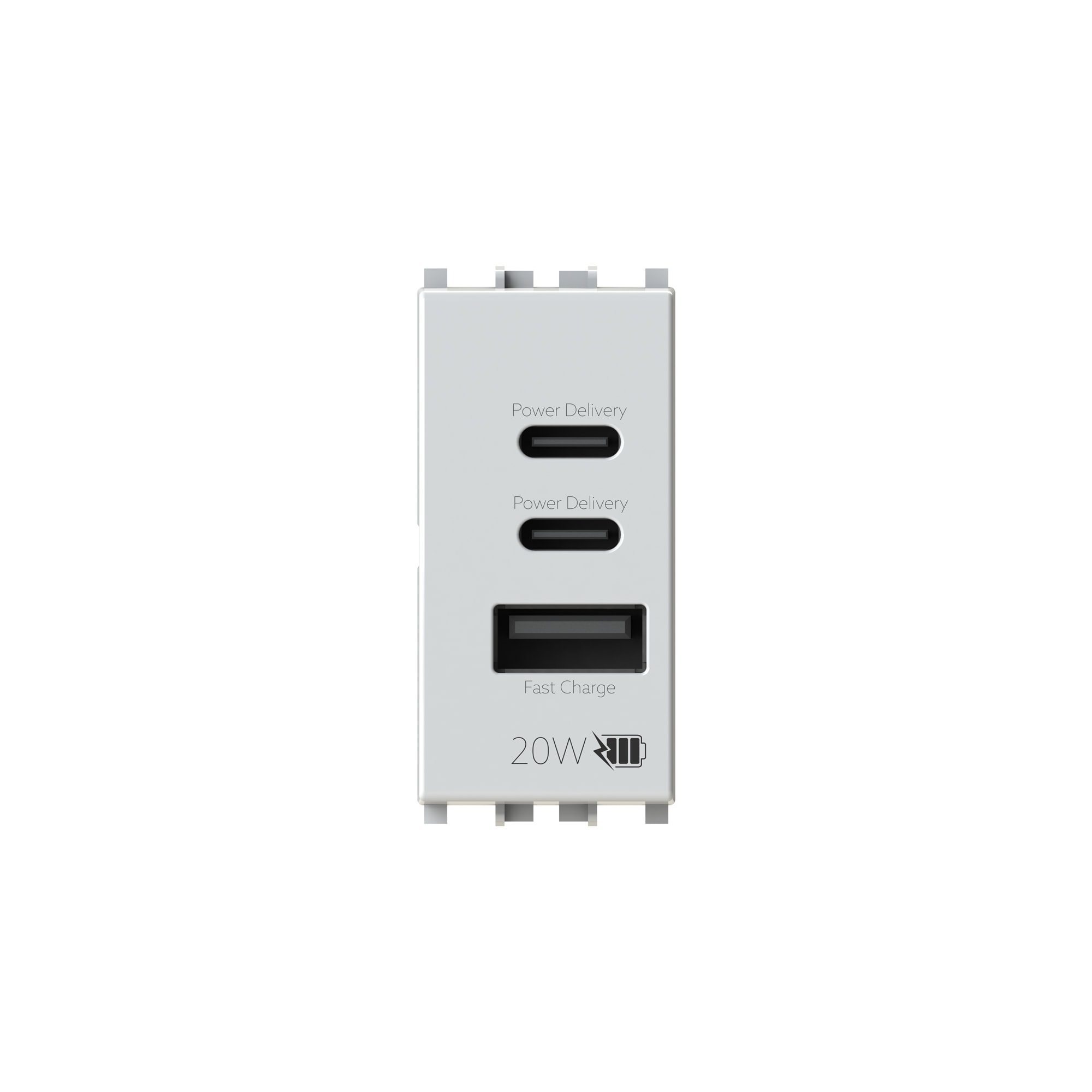 4 BOX SRL - 4BX4BUSB20WCCA.V14 USB CCA PD 20W VIMAR PLANA