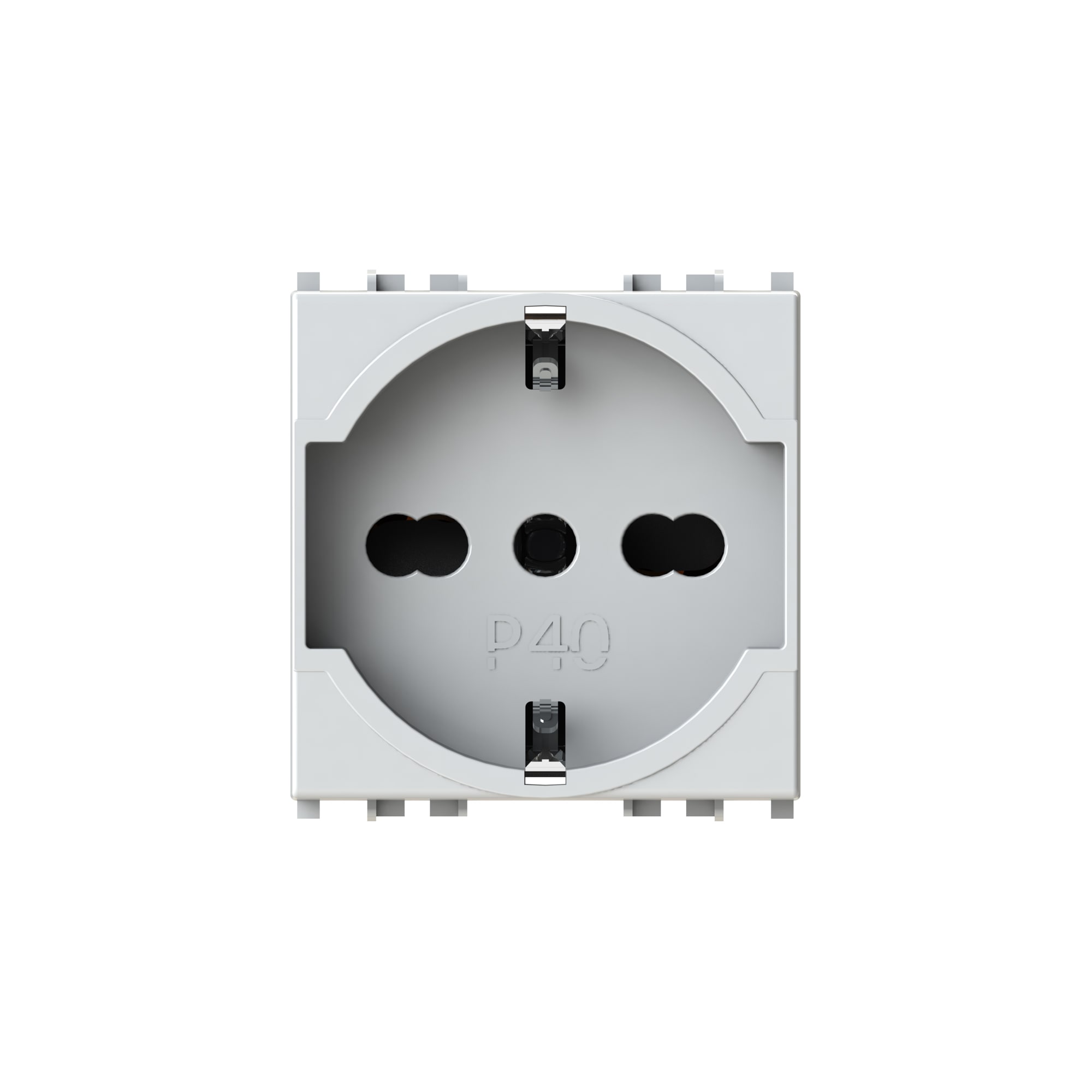 4 BOX SRL - 4BX4B.V14.P40 P40 PRESA 2P+T VIMAR PLANA BIANCA