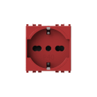 4 BOX SRL - 4BX4B.V14R.P40 P40 PRESA 2P+T VIMAR PLANA ROSSA