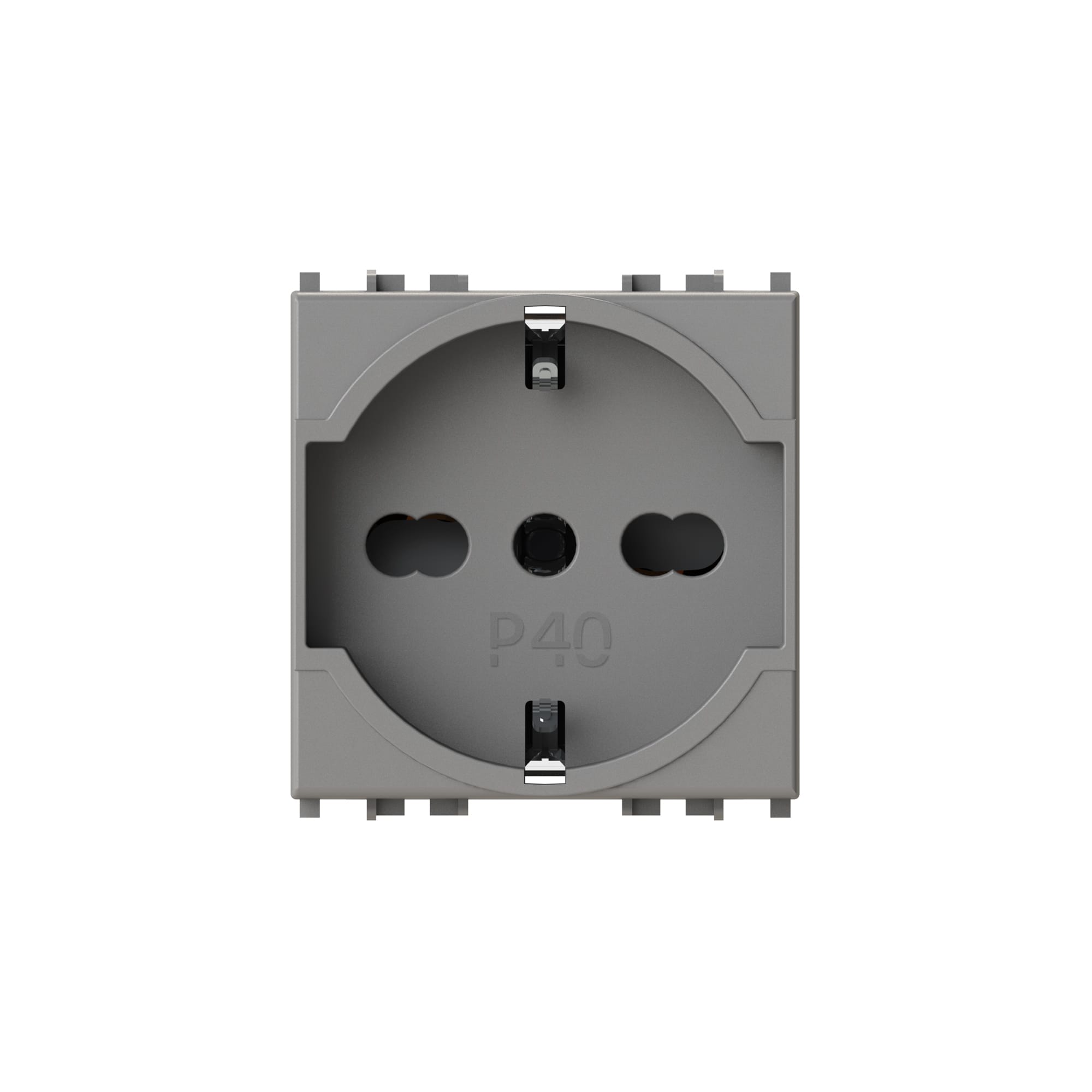 4 BOX SRL - 4BX4B.V19M.P40 P40 Presa P2+T Vimar Arkè Metal