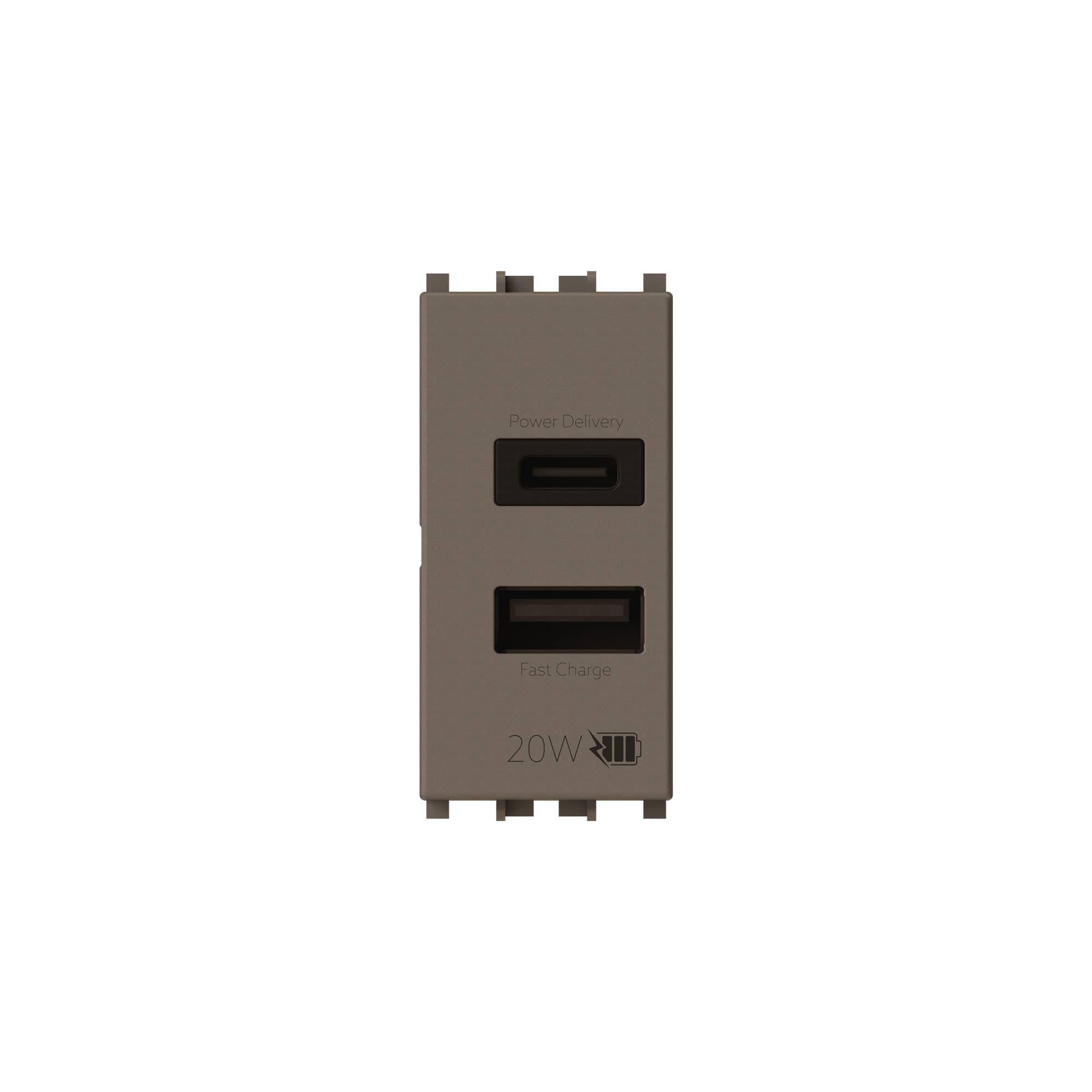 4 BOX SRL - 4BX4B.V19M.USB.30 USB 3.0 VIMAR ARKE METAL