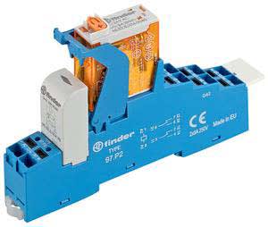 FINDER SPA - FIN4CP281100060SPA INTERFACCIA MOD. A RELE 2CONTATTO PUSH-