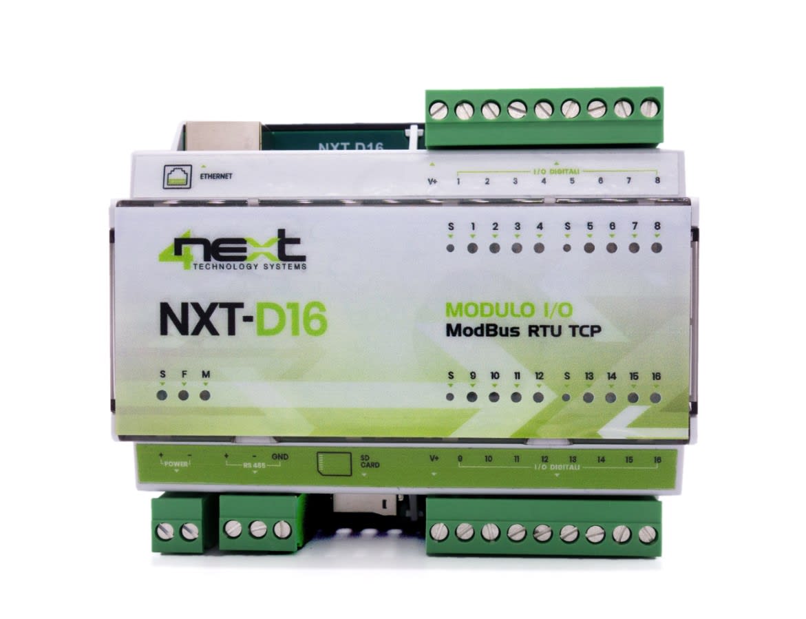 4NEXT SRLS UNIPE - 4NENXT-D16 MODULI DI ACQUISIZIONE I/O 16 INGRESSI/U